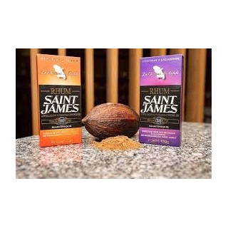 Chocolatiers de Balata Tablette chocolat noir et rhum St James-